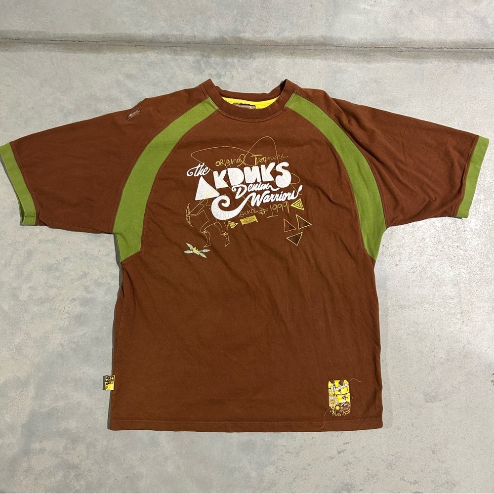 Oversized akademiks brown short sleeve